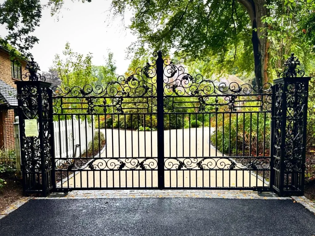 automated electric wrought iron gates