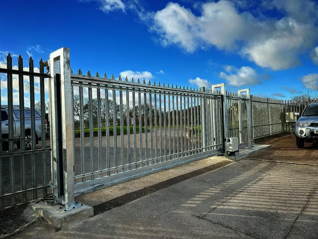 industrial electric gate